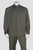  Milano Big Size Mens Olive Banded Collar Walking Suit 2826X 