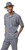  Montique Gray 2 Piece Short Sleeve Men's Summer Walking Suit Tone on Tone Plaid 2210 Size M 