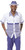  Montique Purple Casual Short Sleeve Men's Summer Walking Suit Houndstooth 2212 