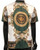  Prestige Green Medusa Silky Short Sleeve Shirt Italian Design DPP340 