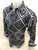  Prestige White Black Pattern Long Sleeve Button Down Shirt PR-802 Size 2XL 