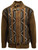  Silversilk Sweater Mens Brown Pattern Zipper Front Fashion Cardigan 4201 