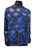  Pronti Men's Blue Tiger Stripe Pattern Long Sleeve Shirt S6445 