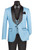  Young Man LIght Blue Designer Tuxedo Slim Fit 3 Pc. Prom Homecoming TVSJ-1 
