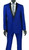  Slim Fit Tuxedo Men Royal Blue Fitted 1 Button Tux Vinci T-SS 