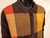  Men's Sweater and Pants Outfit Brown Block Front WS839 
