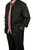  Veronesi Mens Leisure Suits Black Wide Leg Casual Outfit Modena 