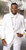  Tuxedo Blazer Men's White Fancy Pattern Embellished Shawl Collar EJ Samuel J169 