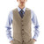  Vinci Mens Khaki Suit Vest OV-900 