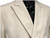  Topcoat - Men's Cream Double Breasted Wool Belted Long Coat Overcoat Alberto DB-COAT IS 