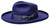  Bruno Capelo Men's Navy Blue Flat Brim Hat Pencil Curl RB862 