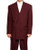  Big Men's Burgundy Double Breasted Suit C762TA Size 62R Final Sale 