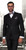  Statement 100% Wool Modern Fit Steel Black 3 Piece Suit STZV-100 