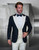  Statement Fashion Tuxedo Suit Mens Ivory Two Tone 3 Piece Tux Arya 