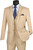  Beige Prom Suit for Men Slim Fit 3 Piece Trimmed Jacket Vinci SV2T-8 