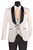  Young Man White Designer Tuxedo Slim Fit 3 Pc. Prom Homecoming TVSJ-1 