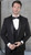 Statement Men's Stylish Black 3 Piece Modern Fit Casino Tux DB Vest Statement MGM 