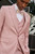  Stacy Adams Mens Pinstripe Suit Pink Modern Fit SM147H1-07 