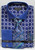  Avanti Uomo Mens Blue Circle Design Dress Shirt Tie Set DN68M Final Sale 