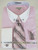  Collar Bar Shirt Tie Set French Cuff Pink Hounds Tooth DS3815P2 Final Sale 