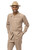  Montique Mens Two Piece Walking Suit Tan Beige Tonal Pattern 2391 