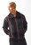  Silversilk Mens Black Zipper Front Sweater Fleece Front 61002 
