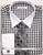  Daniel Ellissa Men's Black White Gingham French Cuff Shirt Tie Set Final Sale 