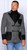  Manzini Mens Baroque Button Suede Trim Charcoal Fashion Sportcoat MZW-533 