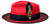  Bruno Capelo New Yorker Red Fashion Wool Fedora Hat NY-493 