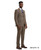  Stacy Adams Men's Brown Three Piece Suit Wide Lapel SM167H-10 