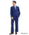  Stacy Adams Men's Blue Plaid 3 Piece Suit U-Vest SM172H1-20 
