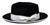  Bruno Capelo Men's Two-Tone OG Fedora Hat Black White NI-695 