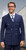  Statement Mens Double Breasted Navy Window Pane Wool Tailored Fit Suit Naples 