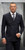  Statement Mens Wool Double Breasted Black Pinstripe Tailored Fit Suit Kelly 