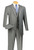  Slim Fit 3 Piece Suit for Men Medium Gray Textured Solid SV2900 