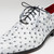  Marco Di Milano Men's Dirty White Ostrich Leather Dress Shoe Criss 