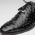  Marco Di Milano Men's Black Ostrich Leather Dress Shoe Criss 