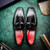 Marco Di Milano Men's Black Lizard Ornament Loafer Fabro 
