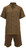  Stacy Adams Men's Knit Short Set Brown 3869 