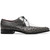  Marco di Milano Shoes Men's Ostrich Shoe White Grey Andretti 