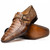  Marco di Milano Dress Shoes Rustic Croco Lizard Monkstrap Toluca 