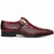  Marco di Milano Dress Shoes Wine Caiman Lizard Monkstrap Toluca 