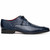  Marco di Milano Men's Shoes Navy Caiman Lizard Derby Merida 