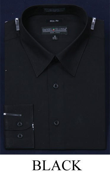 DANIEL ELLISSA CVC SLIM FIT SHIRT DS3003 HUNTER GREEN main image 1