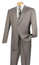 Executive Suit Men's Heather Grey Sharkskin Regular Fit Vinci 2LK-1 Size 54R Final Sale 