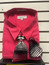 Men's Fuchsia Dress Shirt Tie Combo Set D1P2 Size 21.5 37/38 Final Sale Men's Fuchsia Dress Shirt Tie Combo Set D1P2 Size 21.5 37/38 Final Sale