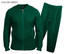  Prestige Mens Designer Knit Jogging Suit Green LNG210 