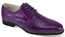  Giovanni Mens Leather Oxford Dress Shoes Purple Gator Mason 