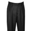  Fratello Mens Black Wide Legged Pants Baggy Leg Slacks DPR107  Size 36/32 Final Sale 