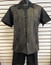  Successo Mens Black Pattern Short Sleeve Linen Walking Suit Size M/32 Final Sale 